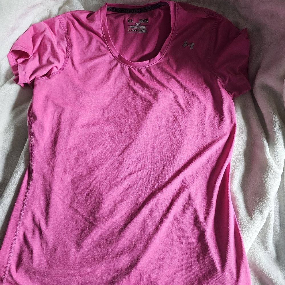 Under Armour Bright Pink Tee